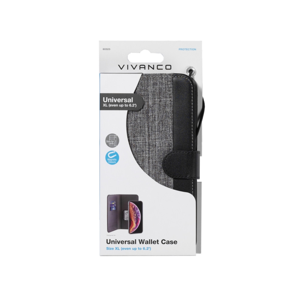Produktbild för Vivanco Universal, Folio, Varje varumärke, 15,8 cm (6.2"), S...