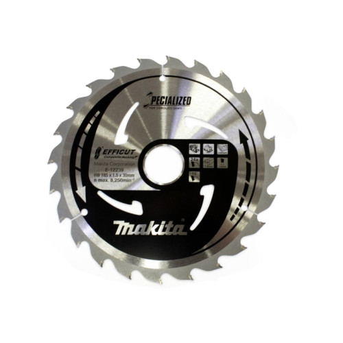 Makita Makita Makita E-12239 Cirkelsågblad 185 x 30 x 1,5 mm Antal...