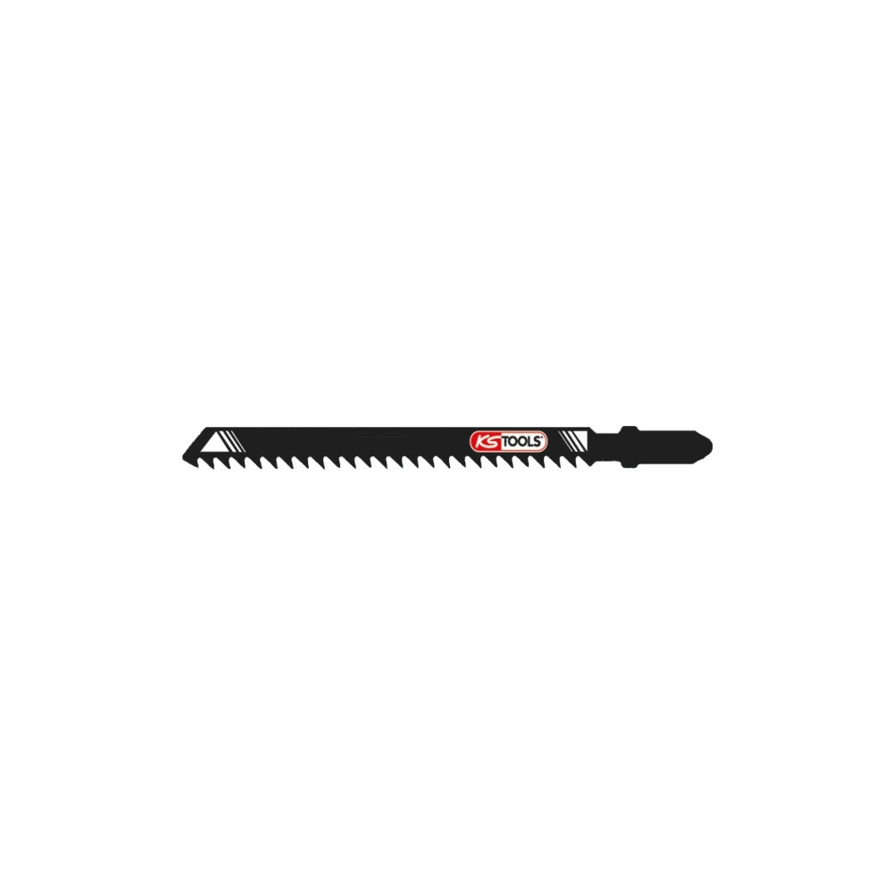 Produktbild för KS Tools 129.3106, Figursågblad, Plast, Plywood, Trä, Krom-v...