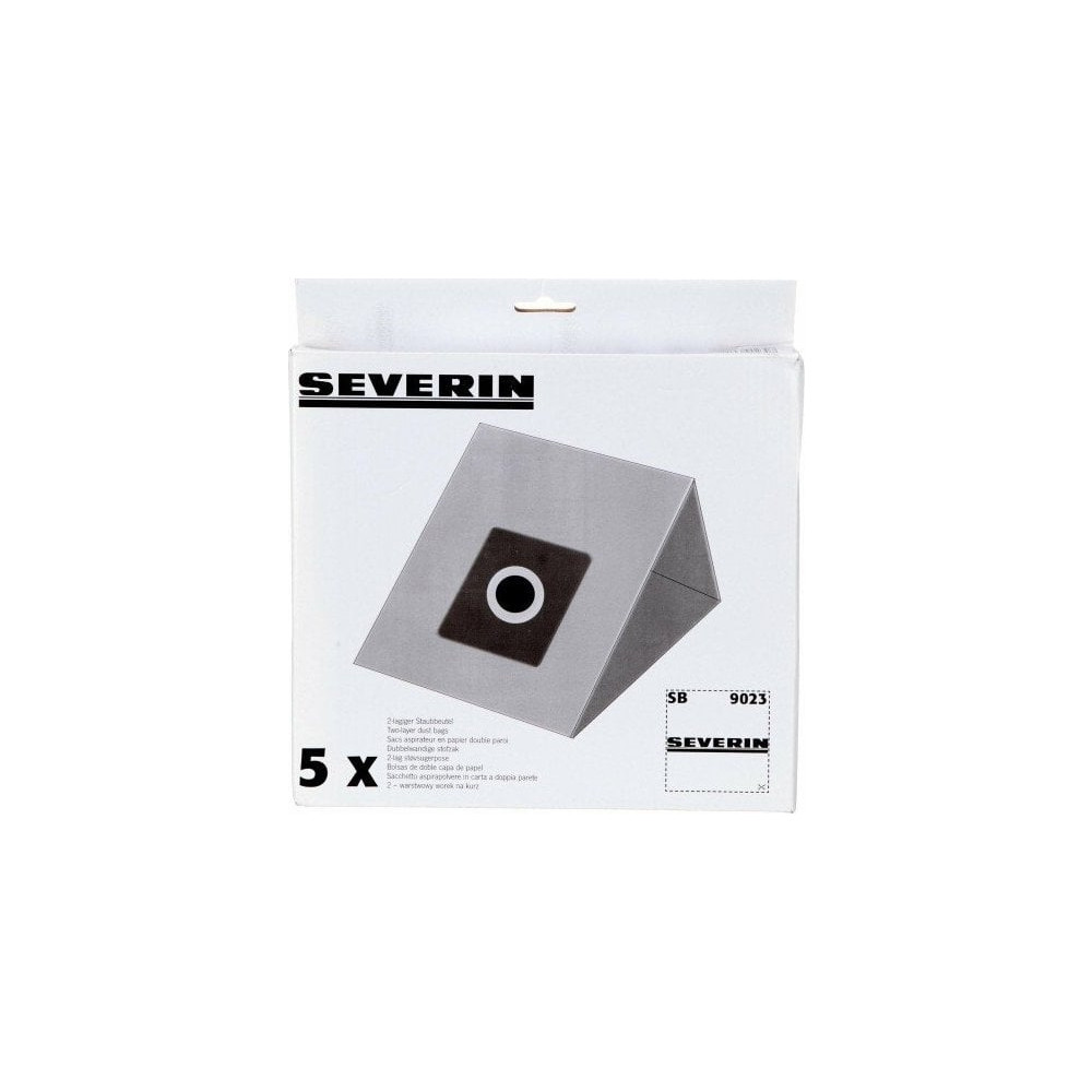Produktbild för Severin dammsugarpåse Set med 5 Severin BR7943 dammsugarpåsa...