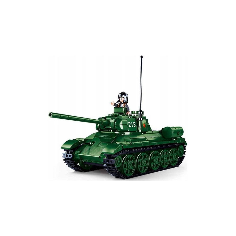 Produktbild för Gazelo Sluban Army Tank Grön 497el. 178921 GAZELO tegelstena...