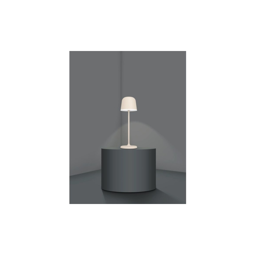 Produktbild för EGLO MANNERA udendørs genopladelig batteri bordlampe i sandf...