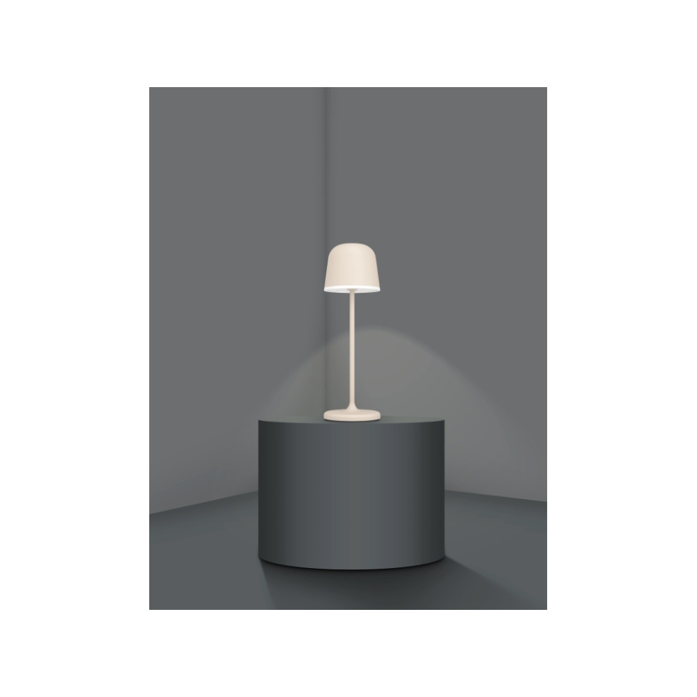 Produktbild för EGLO MANNERA udendørs genopladelig batteri bordlampe i sandf...