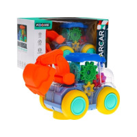 Produktbild för Ramiz Interaktiv färgglad grävmaskin med drivning för barn 3...