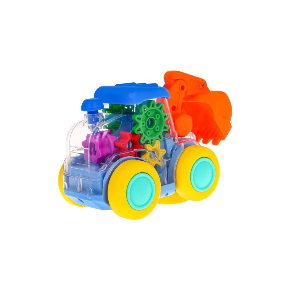 Produktbild för Ramiz Interaktiv färgglad grävmaskin med drivning för barn 3...
