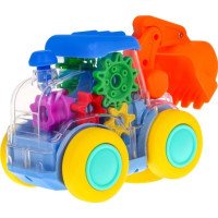 Produktbild för Ramiz Interaktiv färgglad grävmaskin med drivning för barn 3...