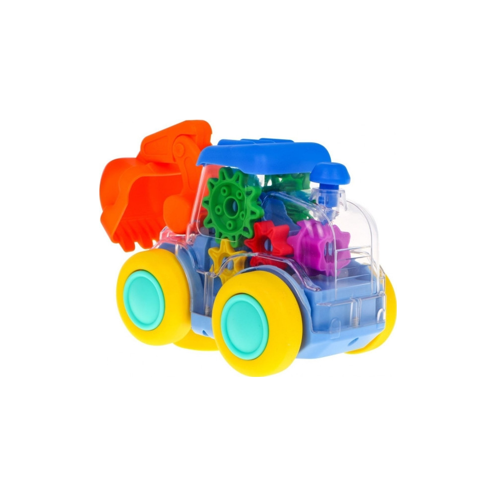 Produktbild för Ramiz Interaktiv färgglad grävmaskin med drivning för barn 3...