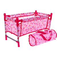Produktbild för Tillbehörsset för babydockor 3+ Babyvård + Barnvagn + Matsto...