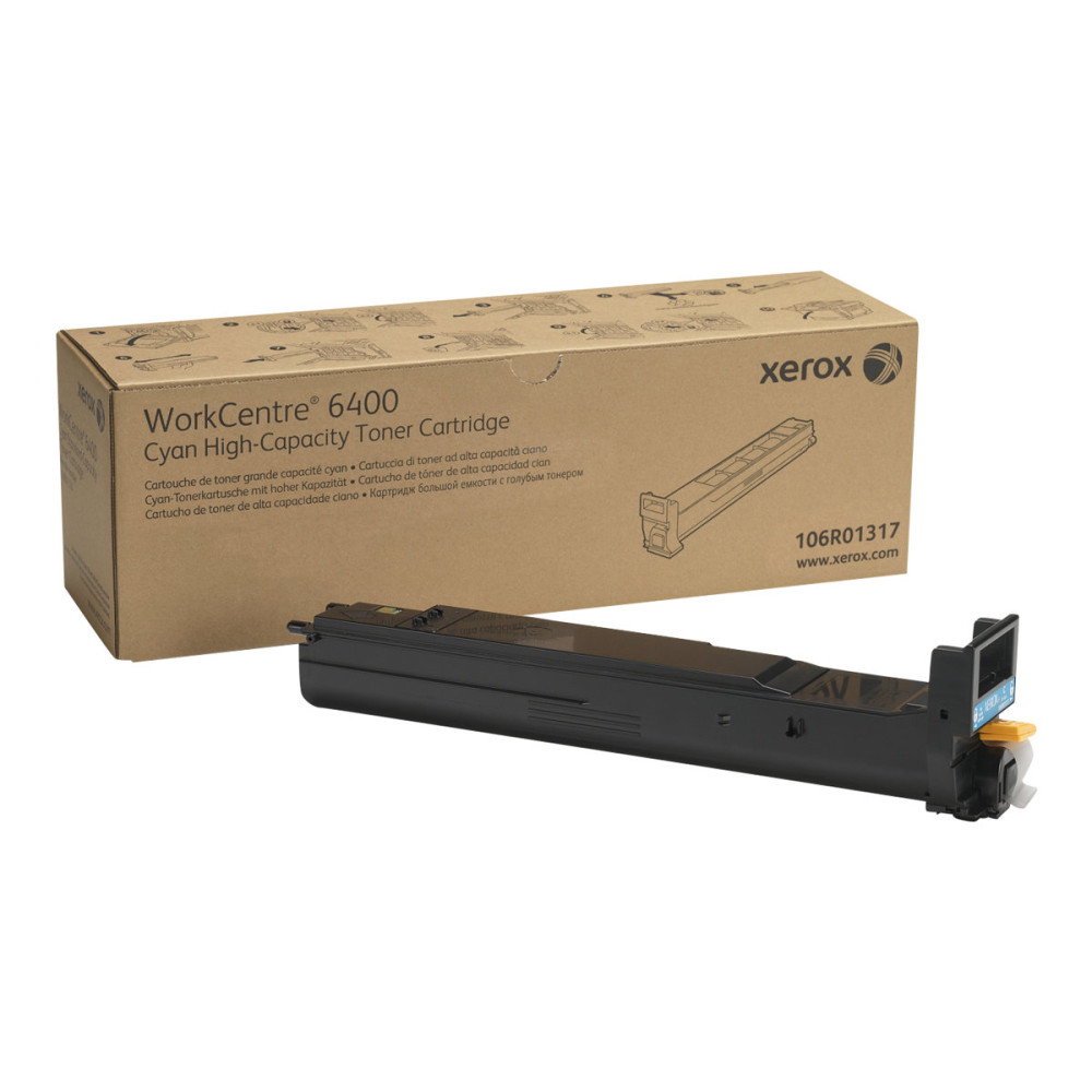 Produktbild för Xerox WorkCentre 6400 - hög kapacitet - cyan - original - tonerkassett