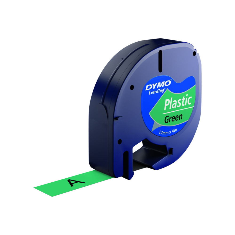 Produktbild för DYMO LetraTAG - tejp - 1 kassett(er) - Rulle (1,2 cm x 4 m)