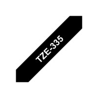 Produktbild för Brother TZe-335 - bandlaminat - 1 kassett(er) - Rulle (1,2 cm x 8 m)