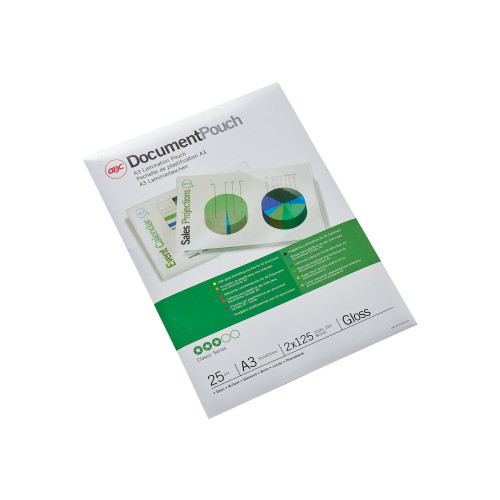 GBC GBC Document Laminating Pouch - 25-pack - glättat - 303 x 426 mm - lamineringsfickor