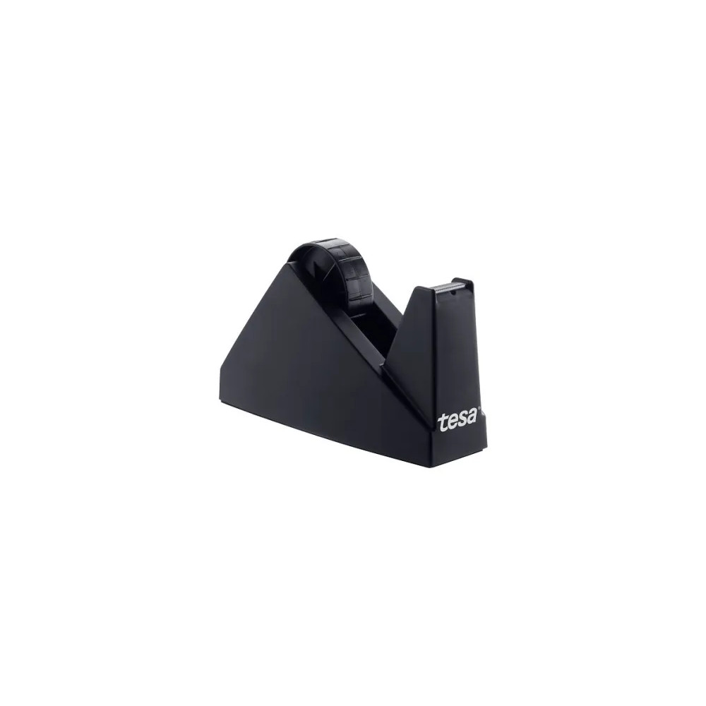 Produktbild för Tapedispenser sort bordmodel tesa Easy Cut max. 25mm x 66m t...
