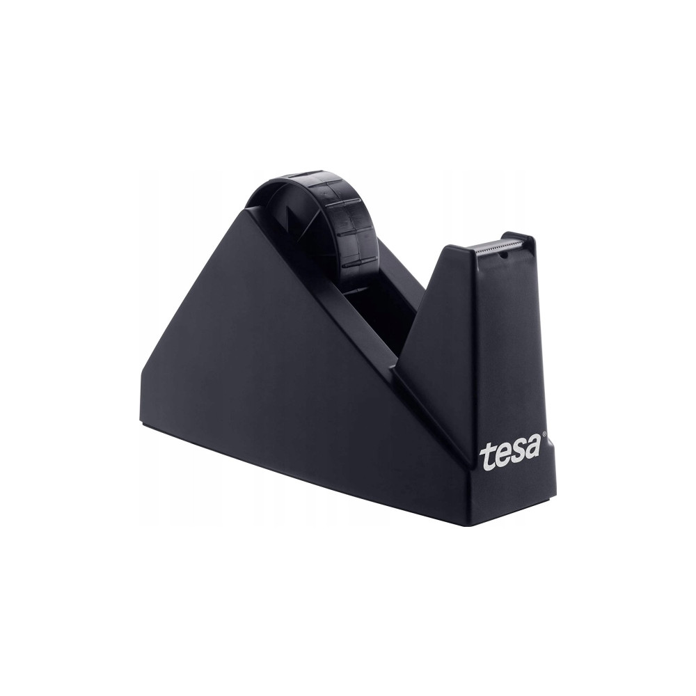 Produktbild för Tapedispenser sort bordmodel tesa Easy Cut max. 25mm x 66m t...