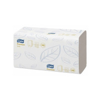 Produktbild för Tork Premium H2 - pappershandduk - 150 ark - invikt - vit, lövmönster