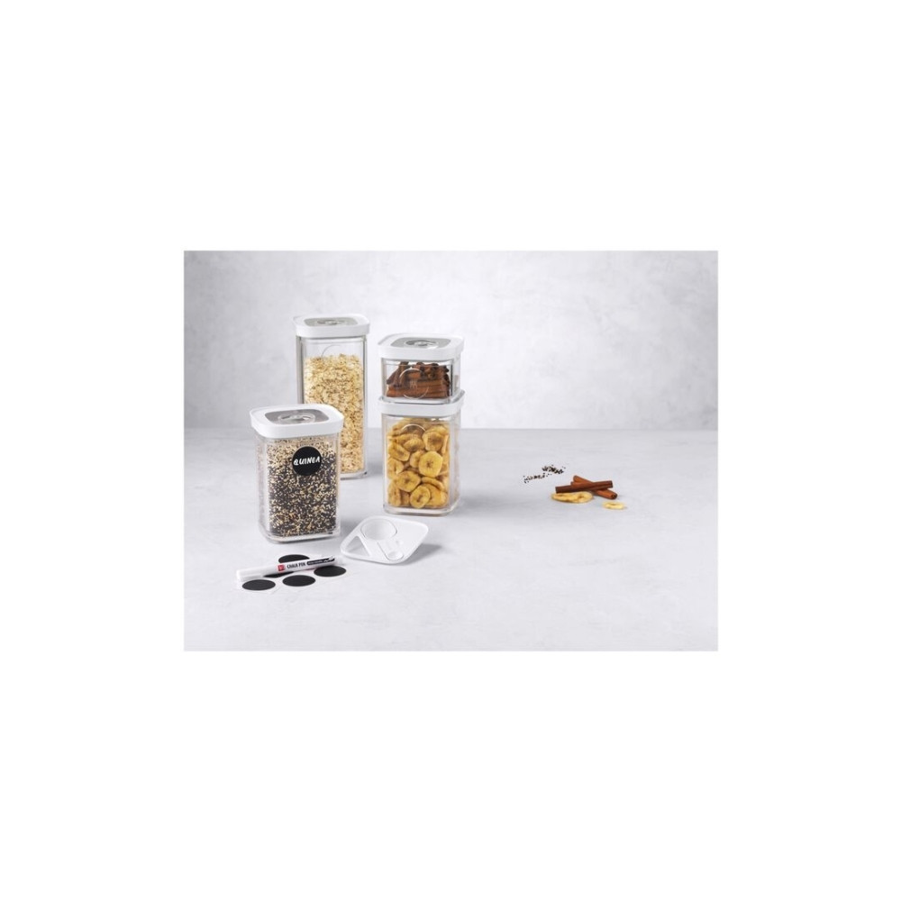 Produktbild för ZWILLING Fresh & Save Cube Set S6 transparent-vit. Innehålle...
