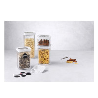 Produktbild för ZWILLING Fresh & Save Cube Set S6 transparent-vit. Innehålle...