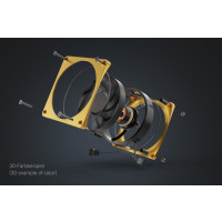 Produktbild för Alphacool Apex Stealth Metall, Fan, 12 cm, 3000 RPM, 49,9 dB...