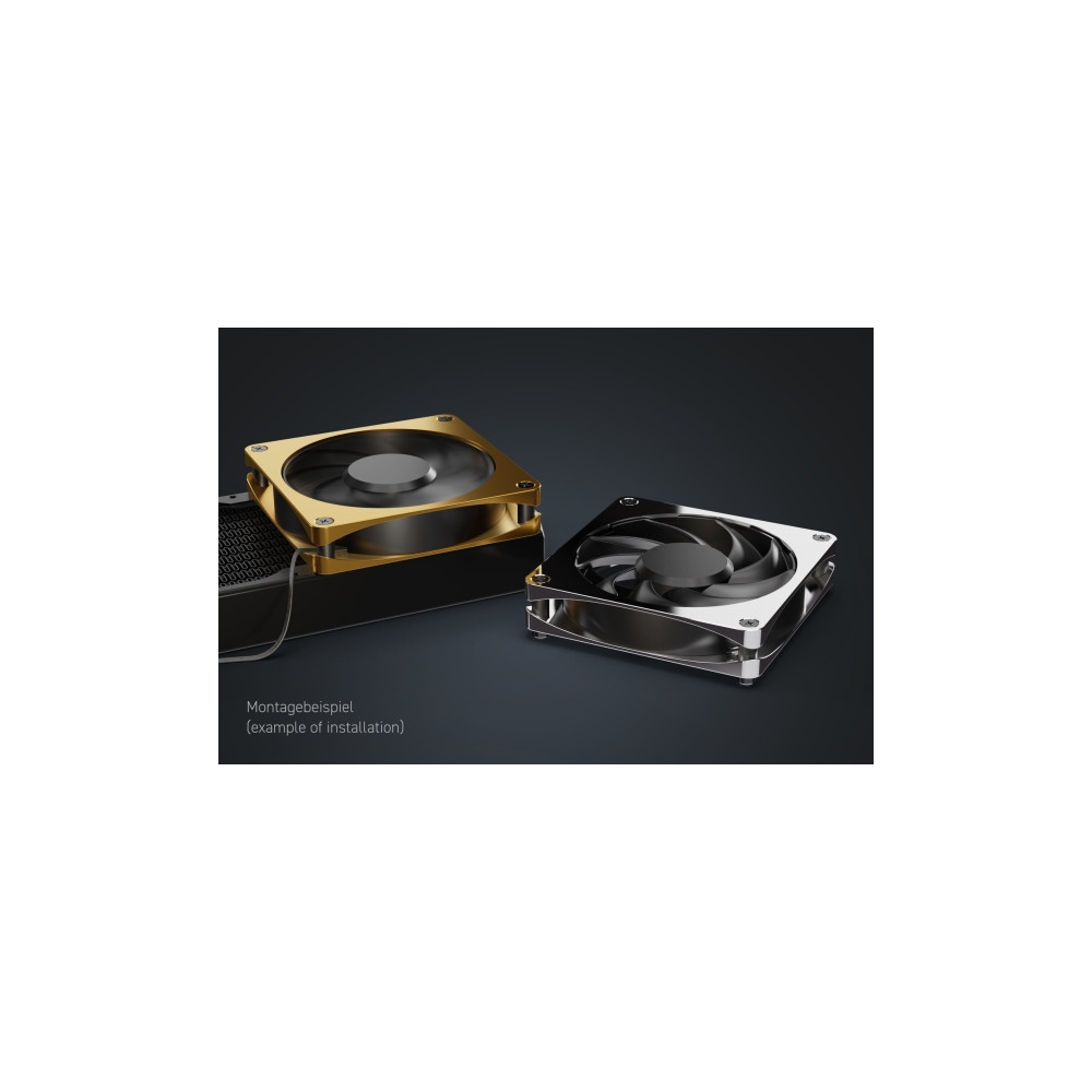 Produktbild för Alphacool Apex Stealth Metall, Fan, 12 cm, 3000 RPM, 49,9 dB...