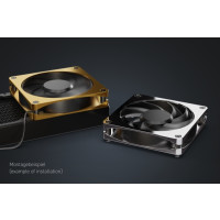 Produktbild för Alphacool Apex Stealth Metall, Fan, 12 cm, 3000 RPM, 49,9 dB...