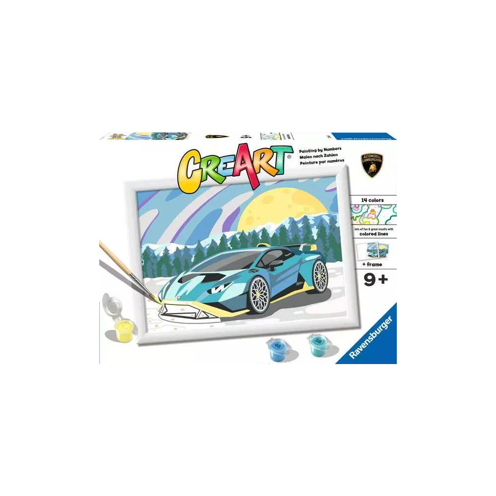 Produktbild för Ravensburger 23664, målarfärg ingår, pojke/flicka, färg med...