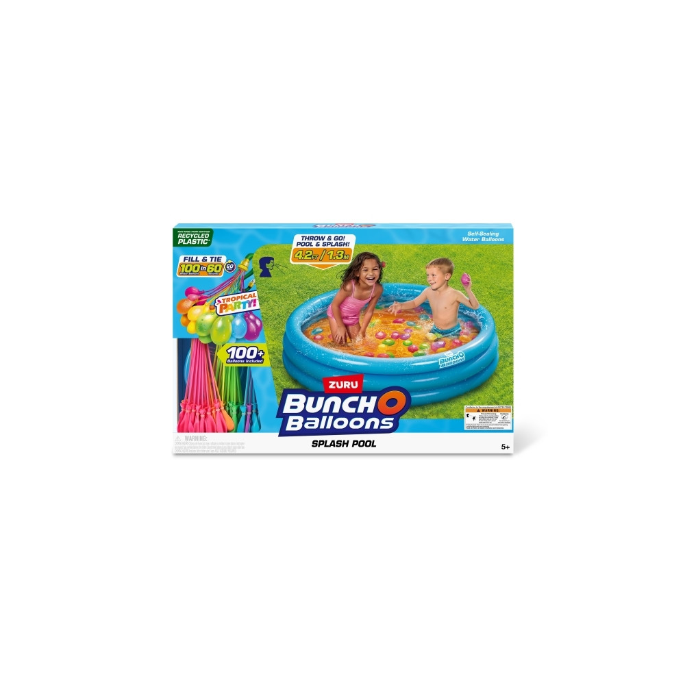 Produktbild för Zuru Bunch O Balloons Splash Pool med tropisk fest, över 100...