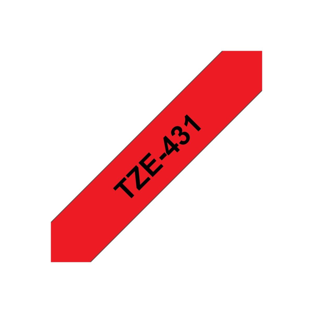 Produktbild för Brother TZe-431 - bandlaminat - 1 kassett(er) - Rulle (1,2 cm x 8 m)