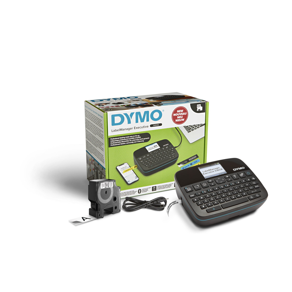 Produktbild för DYMO LabelMANAGER 640CB - etikettskrivare - svartvit - termisk överföring