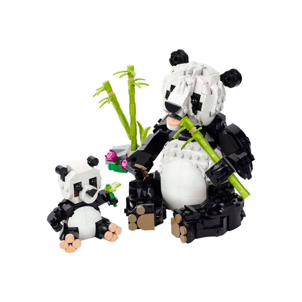 Produktbild för LEGO Creator 3in1 31165 - Vilda Djur: Pandafamilj - byggsats