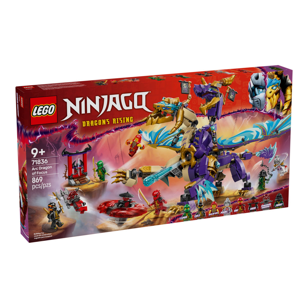 Produktbild för LEGO Ninjago 71836 - Arc Dragon of Focus - byggsats