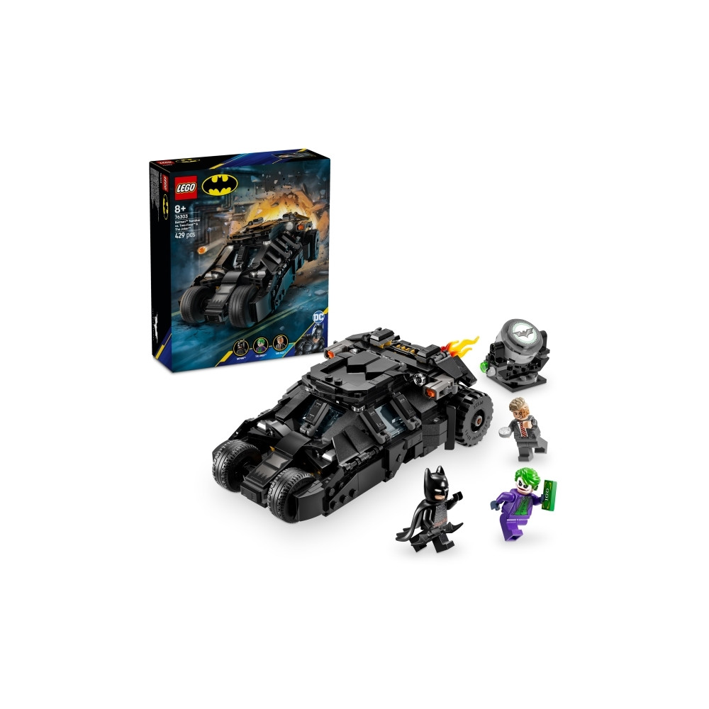 Produktbild för LEGO DC Batman 76303 - Batman Tumbler mot Two-Face och Jokern - byggsats