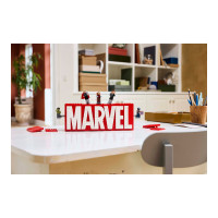 Produktbild för LEGO Marvel 76313 - MARVEL-logotyp och minifigurer - byggsats