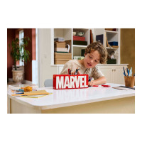 Produktbild för LEGO Marvel 76313 - MARVEL-logotyp och minifigurer - byggsats