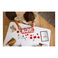 Produktbild för LEGO Marvel 76313 - MARVEL-logotyp och minifigurer - byggsats