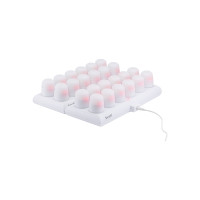 Produktbild för Securit® AMSTERDAM LED värmeljus 12 st. + laddare, vitt ljus