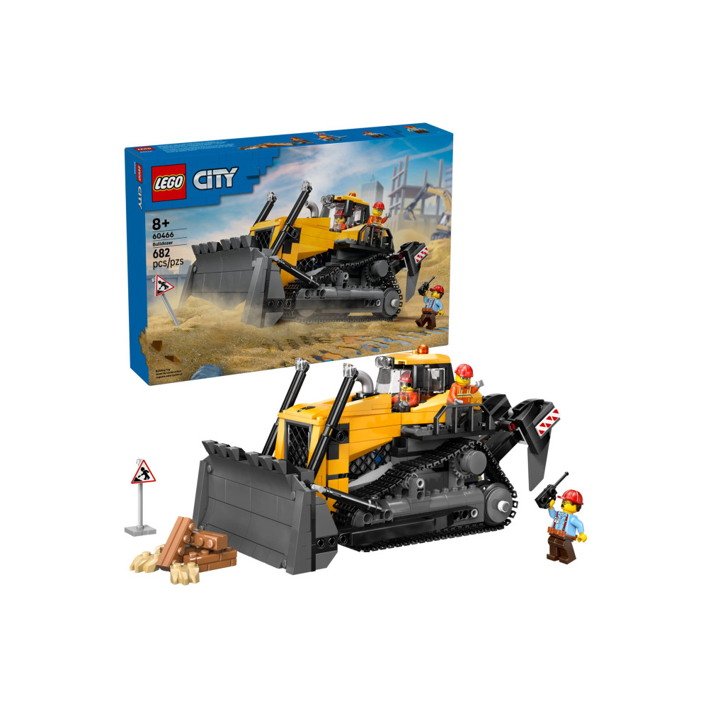 Produktbild för LEGO City 60466 - Gul Grävmaskin - byggsats