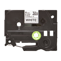 Produktbild för Brother TZe-FX211 - flexibel tape - 1 kassett(er) - Rulle (0,6 cm x 8 m)