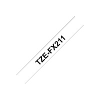 Produktbild för Brother TZe-FX211 - flexibel tape - 1 kassett(er) - Rulle (0,6 cm x 8 m)