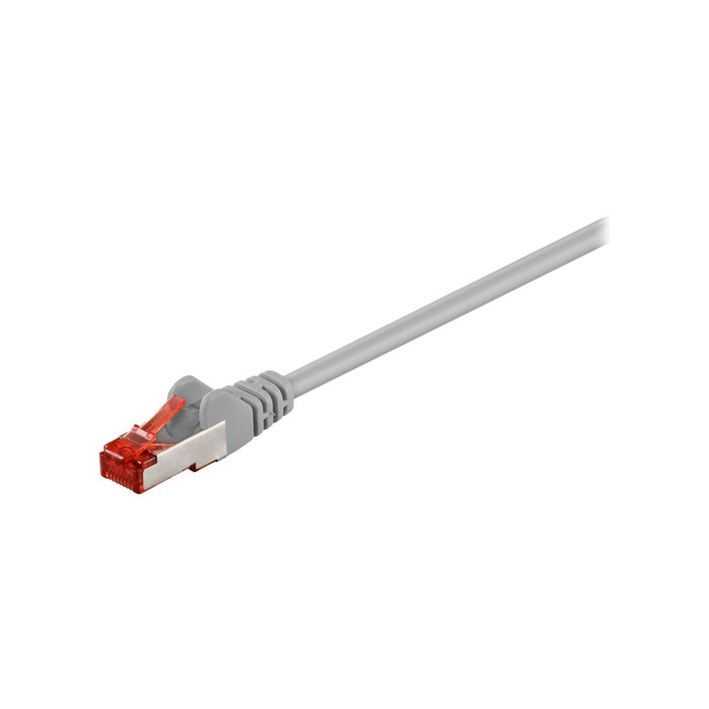 Produktbild för goobay patch-kabel - 25 cm - grå