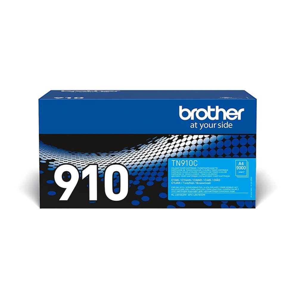 Produktbild för Brother TN910C - Ultra Jumbo - cyan - original - tonerkassett