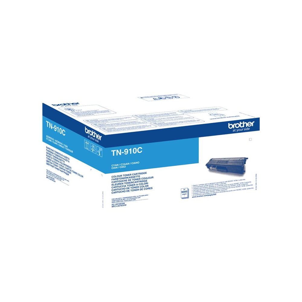 Produktbild för Brother TN910C - Ultra Jumbo - cyan - original - tonerkassett