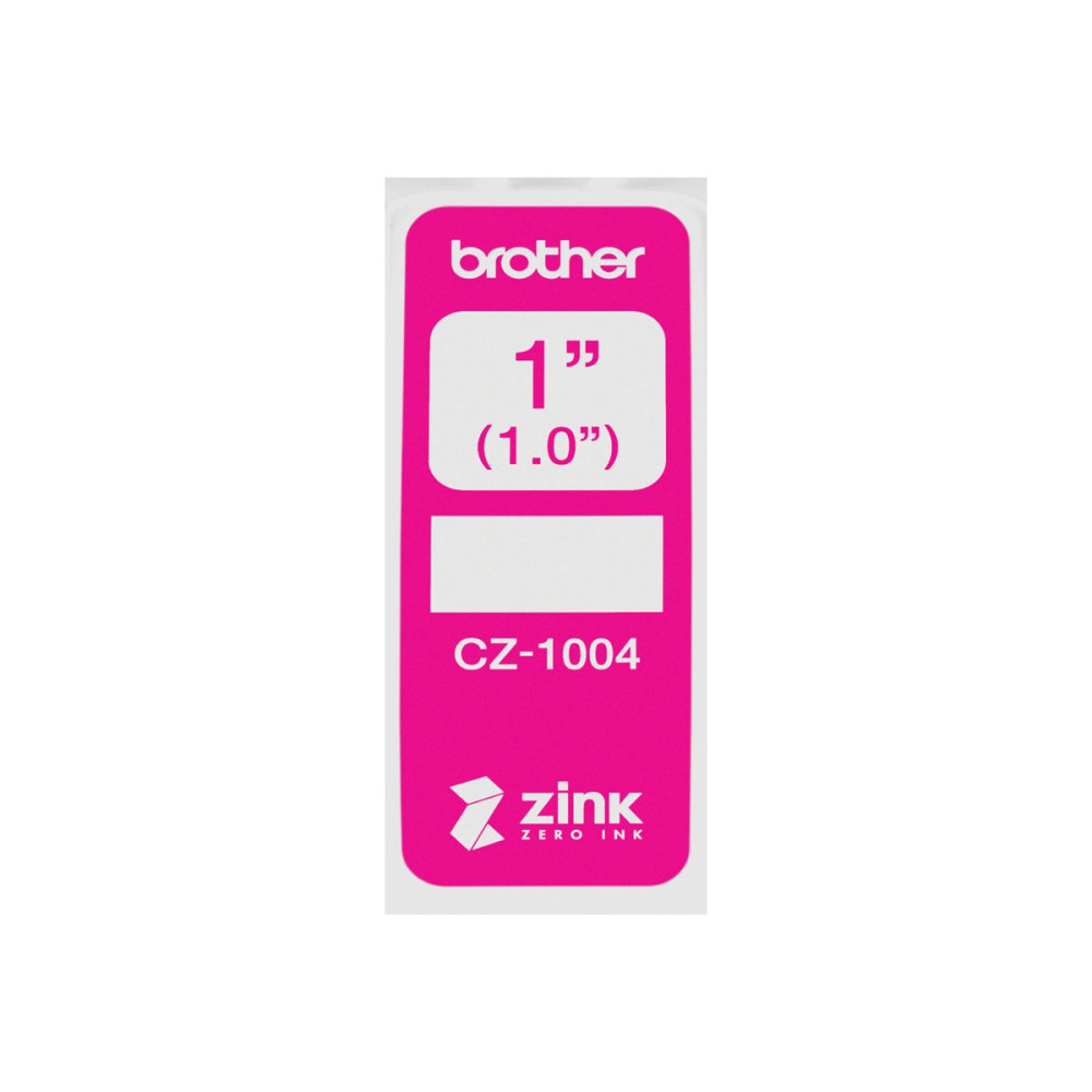 Produktbild för Brother CZ-1004 - löpande etiketter - 1 rulle (rullar) - Rulle (2,54 cm x 5 m)