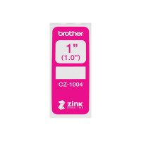 Produktbild för Brother CZ-1004 - löpande etiketter - 1 rulle (rullar) - Rulle (2,54 cm x 5 m)