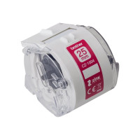 Produktbild för Brother CZ-1004 - löpande etiketter - 1 rulle (rullar) - Rulle (2,54 cm x 5 m)