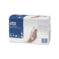 Produktbild för Tork Xpress Universal H2 - handduk - 190 ark - flerfaldig - vit
