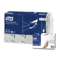 Produktbild för Tork Xpress Universal H2 - handduk - 190 ark - flerfaldig - vit