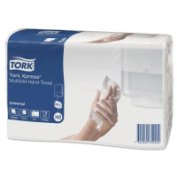 Produktbild för Tork Xpress Universal H2 - handduk - 190 ark - flerfaldig - vit