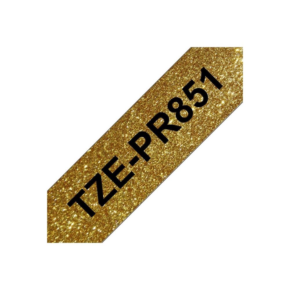 Produktbild för Brother TZe-PR851 - bandlaminat - 1 kassett(er) - Rulle ( 2,4 cm x 8 m)
