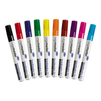 Produktbild för Legamaster TZ 1 - markering - svart, röd, blå, grön, ljusblå, gul, orange, brun, rosa, mörklila (paket om 10)