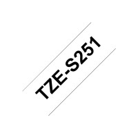 Produktbild för Brother TZe-S251 - bandlaminat - 1 kassett(er) - Rulle ( 2,4 cm x 8 m)